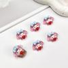 Pegamento en Crema de Celebridad de Internet Decoraciones de Arte de Uñas de Dibujos Animados con Purpurina Fina en Forma de Corazón Gatito Lindo Rhinestones de Resina DIY Accesorios de Uñas Portátiles
