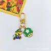 Llavero Creativo de Mario Clásico de la Infancia Hongo Rojo Colgante de Super Mario Encanto de Dibujos Animados para AirPods