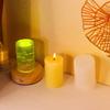 Molde de silicona para velas de aromaterapia tridimensionales de epoxi, con forma de garra de gato a rayas, cilindro multilateral, molde decorativo de yeso