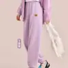 Calça de pijama de flanela coral para casais, espessa e forrada com fleece, calça de casa quente para mulheres, pode ser usada fora, par único, para outono e inverno
