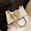 Bolso Pequeño de Hombro Color Bloqueado de Moda para Mujer 2026 Nuevo Bolso de Hombro de Doble Correa Trendy Bolso Cruzado de Venta Caliente Estiloso