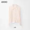 Elegante Tejido de Punto Fino como Papel, Lavable a Máquina, Suéter de Punto con Cuello Polo acanalado de Lana Finamente Hilada