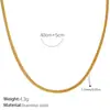Collar con Colgante de Piedra Ojo de Tigre Natural Retro Europeo y Americano de Gama Alta Cadena de Hueso de Serpiente de Acero Inoxidable Collar para Mujeres Viajeras