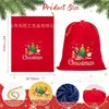 Atacado Bolsas Grandes de Veludo de Natal Desenho Estampa de Natal Bolsas de Presente de Natal Armazenamento do Papai Noel Bolsas de Presente