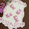 Nuevos Osos con Lazo de Resina Accesorios DIY, Sombreros, Bufandas, Guantes de Oso que Brillan en la Oscuridad, Decoraciones Lindas al por Mayor