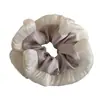 Estilo coreano estilo perezoso ~ Anillo para el cabello de intestino grueso grande plisado Sentido femenino tamaño grande Volante Suave bajo Herradura tocado para el cabello