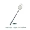 Herramienta de recogida magnética Yunbei Barra de absorción de hierro magnético Barra de extensión telescópica Herramienta de reparación de automóviles Espejo cuadrado Espejo redondo Cabezal de linterna