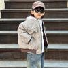 9766 Jaqueta Acolchoada Masculina Outono e Inverno 2026 Novo Modelo Jaqueta de Inverno Infantil Roupa de Inverno Espessa para Bebê