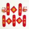 Adesivos Festivos para Geladeira Estilo Chinês Moda Decoração de Casa Adesivos Magnéticos Celebridade da Internet Criativo Lado Adesivos de Decoração para Casa