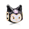 Acessórios de joias DIY coolomi melody Hello Kitty pingente com furo passante desenho animado japonês pulseira fofa acessórios para mulheres