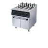 Olla para Pasta Eléctrica Comercial Jiajier de Alta Potencia a Gas con 6 Quemadores para Hoteles, Caldera Vertical a Gas para Fideos