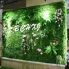 Parede de fundo de planta verde artificial moderna para exterior para cobrir tubulações, eucalipto e escultura decorativa de grama verde variada, gramado artificial de Milão