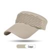 Chapéu Boné Esportivo Outdoor Estilo Coreano Primavera e Verão, Chapéu de Sol Protetor Solar para Mulheres, Boné Visor Tendência Atacado