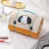 Lindo Bolso Cosmético Plegable para Mujeres de Gran Capacidad Portátil Estilo Ins Viaje Nuevo Neceser Bolsa de Almacenamiento de Productos para el Cuidado de la Piel