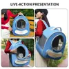 Mochila de Mascotas Nueva Portátil de Comercio Exterior Yuebaitu, Mochila para Gatos Portátil y Transpirable de Gran Capacidad