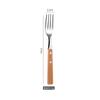 Conjunto de Talheres de Aço Inoxidável com Cabo de Faia Personalizado de Fábrica para Comércio Exterior, Faca, Garfo e Colher, Conjunto de Quatro Peças, Clipe para Comida Ocidental, Cabo, Faca para Bife