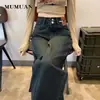 Jeans de Cintura Alta Pierna Ancha para Mujer Primavera y Otoño 2025 Nuevos de Doble Hebilla Sueltos para Figura de Pera Pantalones Rectos Color Gris Cemento
