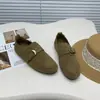 Zapatos de mujer de moda estilo Birkenstock con suela blanda, colección de otoño 2026, estilo coreano, modernos y elegantes, mocasines cómodos para deslizar