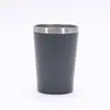 Vaso de leche pequeño de acero inoxidable 304 estilo Foreign Trade Ins, taza de café de doble capa con sublimación, taza de agua portátil con aislamiento térmico para bebidas frías.