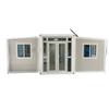 Comercio Exterior Exportación Contenedor Habitable Plegable Expandible de Doble Ala Casa Móvil Prefabricada de Tres en Uno Espacio de Vida Temporal al Aire Libre