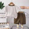 Comercio Exterior Ropa Infantil Verano Conjunto de Dos Piezas para Niños, Camiseta de Dibujos Animados de Manga Corta, Atuendo de Verano Elegante, Nuevo Modelo 2026 3