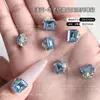 Pedrería sin base, decoraciones de arte de uñas terminadas, pedrería de arte de uñas mixta de colores, accesorios de arte de uñas de diamante K9 súper brillantes