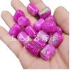 Optimizado Shu Julutong Lutong Jade Perlas Dispersas Cuarzo Rosa Jade Columna Recta Pulsera Cilíndrica Joyería Accesorios