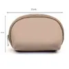 Spot Atacado Meia-Lua Concha PU Necessaire Bolsa de Cosméticos Portátil Viagem Batom Pincel de Maquiagem Bolsa para Cosméticos