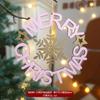 Limão verde coreano DIY decorações pendentes de madeira Gummy Carta Marca Árvore de Natal Placa Pingente Decorativo Cross-Border