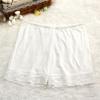 Leggings de seda morera de verano, pantalones de seda anti-luz, leggings de tres puntos, pantalones de seguridad de seda, pantalones de pijama