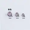 Titanio G23 Zirconia de Tres Garras Bola Implante Grado F136 Aleación de Titanio Rosca Interna Arete Hélice Hélice Labio Joyería para Perforación