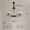 Candelabro de Cristal Estilo Americano, Iluminación para Sala de Estar, Lujo Moderno Minimalista, Dormitorio, Comedor, Edificio Dúplex, Iluminación de Vestíbulo de Villa