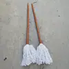 Mop cabeça redonda mop linha branca materiais de limpeza doméstica mop utilidades domésticas diárias mercado 10 reais mop de fio de algodão