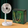 Ventilador Eléctrico Plegable, Ventilador de Escritorio USB Silencioso para Oficina con Tres Velocidades, Caja de Regalo para Eventos y Recuerdos
