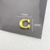 Nova Venda Quente Acessórios de Liga com Letras em Inglês Patch Retrô M de Fundo Plano Acessórios de Cabelo Feitos à Mão Clipe de Garra Material para Capa de Celular