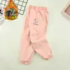 Pantalones deportivos cálidos de softshell para niñas, forrados de forro polar, pantalones casuales engrosados para niños mayores, pantalones de moda Otoño e Invierno 2026