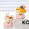 Pedra da Boa Sorte: Nova Figura Fofa de Gatinho com Pedra de Cristal Natural, um Presente Adorável para Colegas, Presente de Escritório