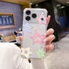 Procesamiento y Producción de Fábrica Original de Color Macarrón Estrella Transparente Anti-Caídas Cubierta Protectora Anti-Caídas para Teléfono iPhone 18 Pro Max