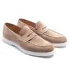 Zapatos náuticos ligeros de nuevo estilo sin cordones para estaciones independientes de comercio electrónico transfronterizo, casual británico europeo y americano, unisex