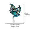 Moda Coreana Tendencia Broche de Aleación con Incrustaciones de Diamante Calado Retro Lazo Pin para Abrigo Traje Accesorios