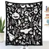 Manta para colorear de Halloween, manta colorida hecha a mano DIY, exclusiva hecha a mano transfronteriza