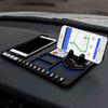 Soporte para teléfono móvil de coche, alfombrilla antideslizante multifuncional para coche, suministros interiores, alfombrilla de almacenamiento, placa de matrícula de estacionamiento temporal, fábrica