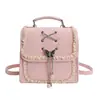 Mochila Casual Yuezi de Nicho com Laço para Mulheres 2026 Novo Modelo Estilo Universitário Mochila Escolar Fofa Mochila de Viagem