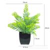 Maceta pequeña de simulación de Amazon, decoración para el hogar, eucalipto, romero, sala de estar, decoración de escritorio, maceta de plástico con flores falsas