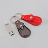 Pen Drive Simples Digital Transfronteiriço Estojo de Couro Bolsa Pendurada Anti-perda Estojo Protetor para Pen Drive Presente de Negócios Estojo de Couro PU para Pen Drive