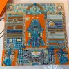Regalo para Mamá y Personas Mayores Moda de Alta Gama Bufanda de Seda Versátil Cuadrada sin Tirantes Decorativa de Verano