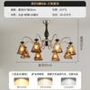 Lustre para Sala de Estar Francesa, Estilo Meados do Século, Iluminação Principal de Hall Retrô Americano, Iluminação de Sala de Jantar e Quarto de Luxo de Designer