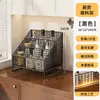 Estante de Condimentos para Cocina de Encimera con Capas para Uso Doméstico Multifuncional Sin Instalación Estante de Almacenamiento de Condimentos y Especias para Estufa