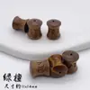 Artesão Xu sândalo verde natural [bambu da verdade de seis caracteres] contas de transferência pulseira estilo nacional corda acessórios de joias diy