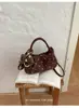 Bolso de Lunares para Mujer 2026 Nuevo Verano Exquisito Bolso de Mano Pequeño para Salir, Textura de Alta Calidad, Bolso de Hombro Cruzado Tipo Dumpling